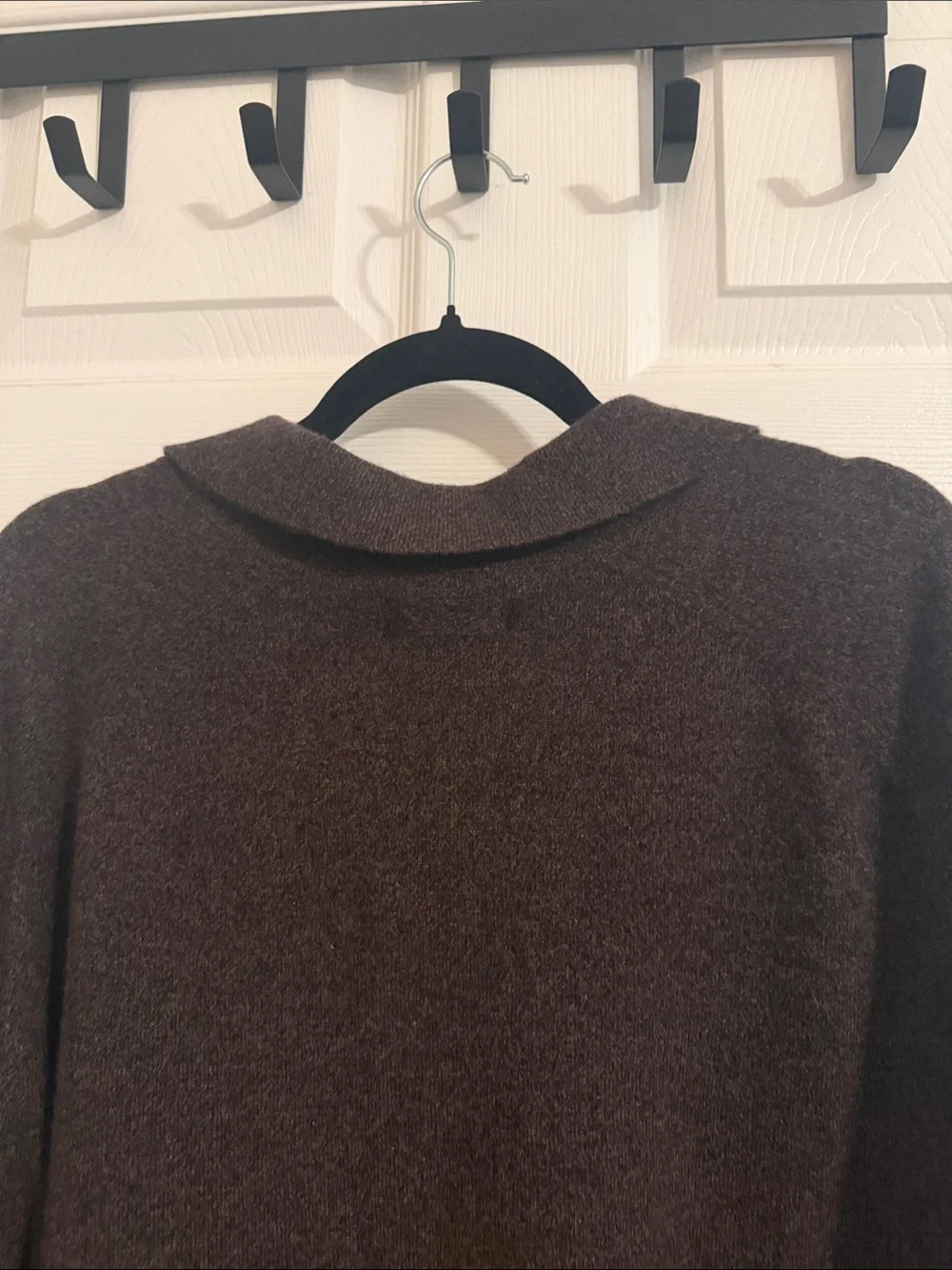 Banana Republic Men’s Cashmere Polo Sweater XL Brown